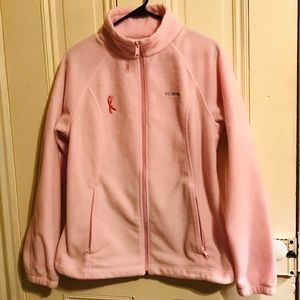 Columbia Fleece Breast Cancer jacket size L